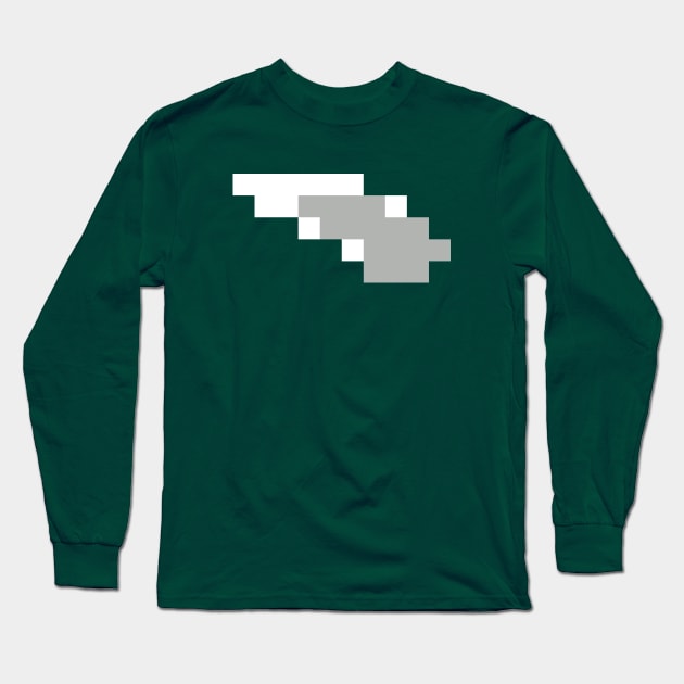 Tecmo Bowl Pixels - Philly Long Sleeve T-Shirt by The Pixel League